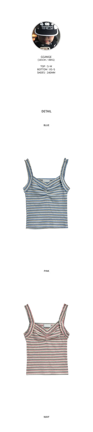 (3 colors) Frilled Sleeveless
