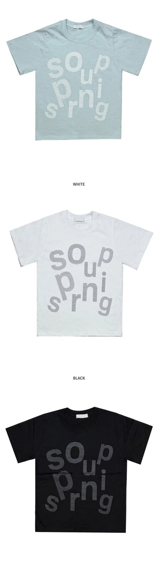 [3 colors] Short-sleeved T-shirt