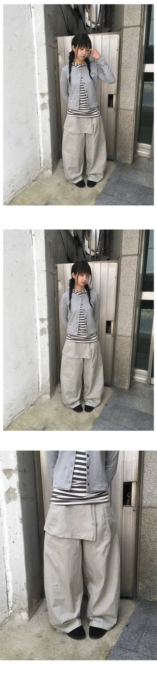 Striped Hooded Parka