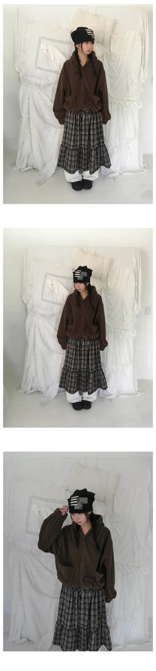 (1 color) Patch Button Beanie