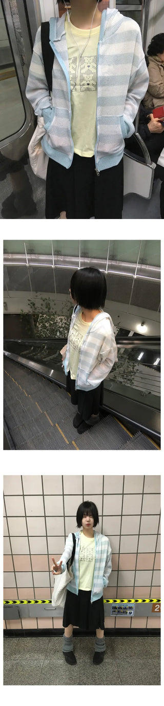 (3 colors) Printed Short-Sleeve T-Shirt