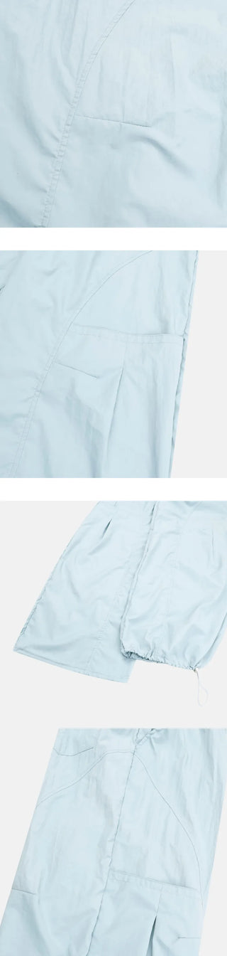[4 colors] Nylon Pocket Pants