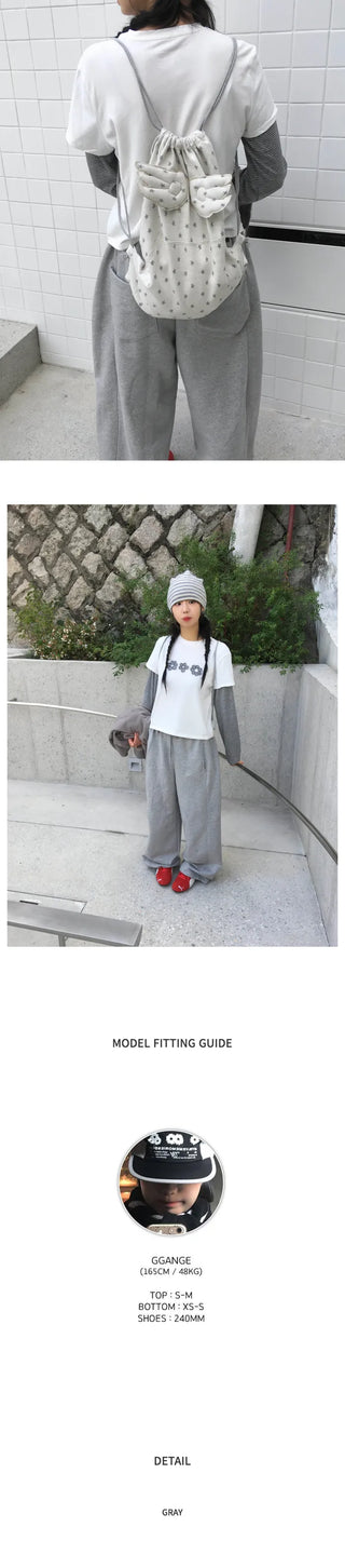 Slit wide pants (3c)