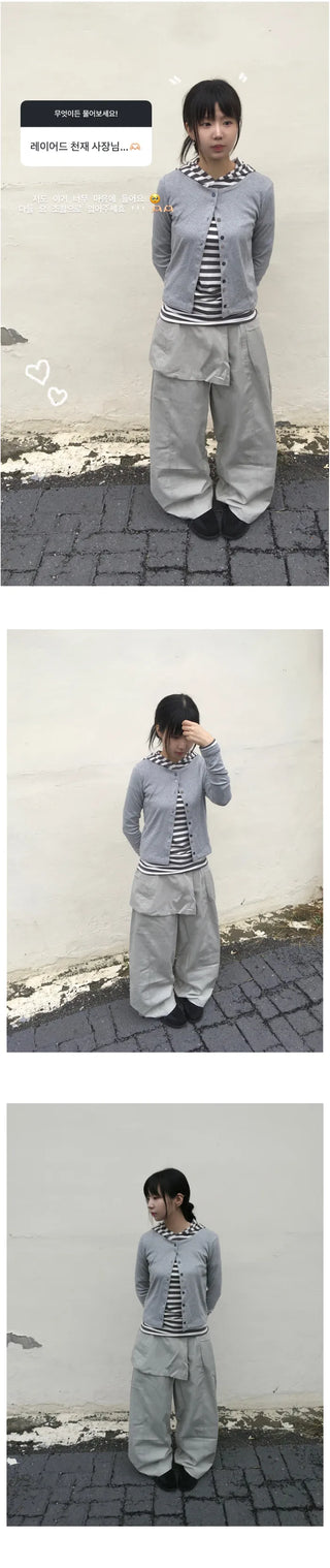 Button cardigan