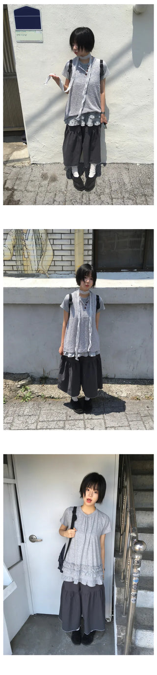 [3 colors] Shirred Bermuda Shorts