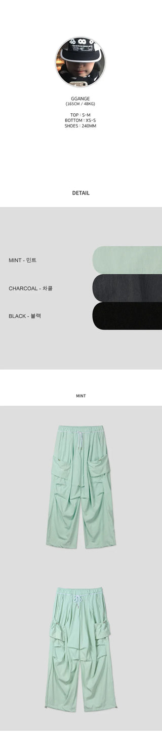 [3 colors] Cosmic Pocket Cargo Pants