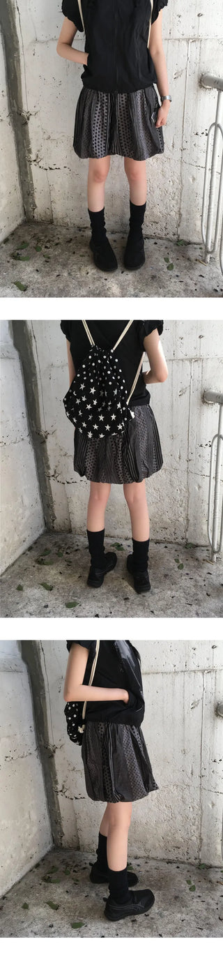 Pumpkin print skirt