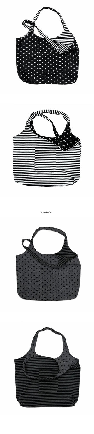 [2 colors] Reversible 2-way bag