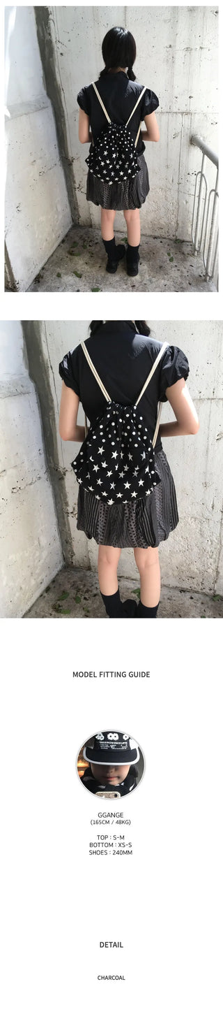 Pumpkin print skirt