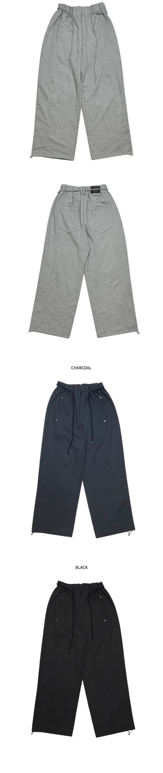 Slit wide pants (3c)