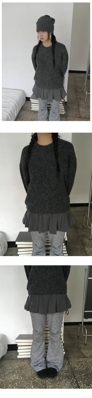 (4 colors) Wool knit