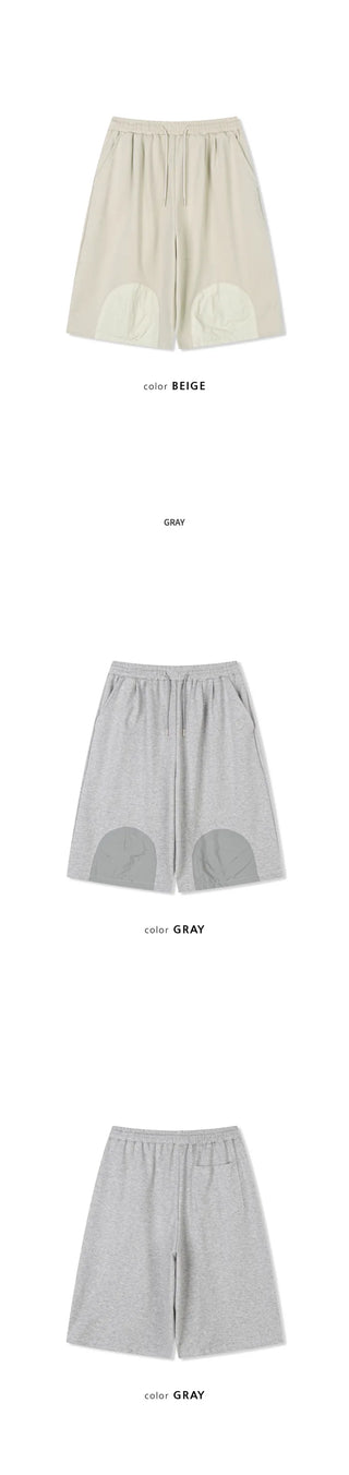 [3 colors] Half Bermuda Shorts