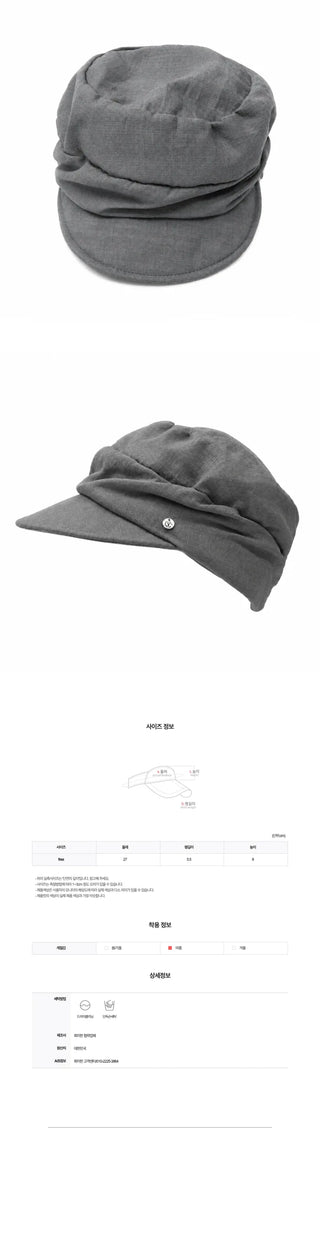 Pleated cap