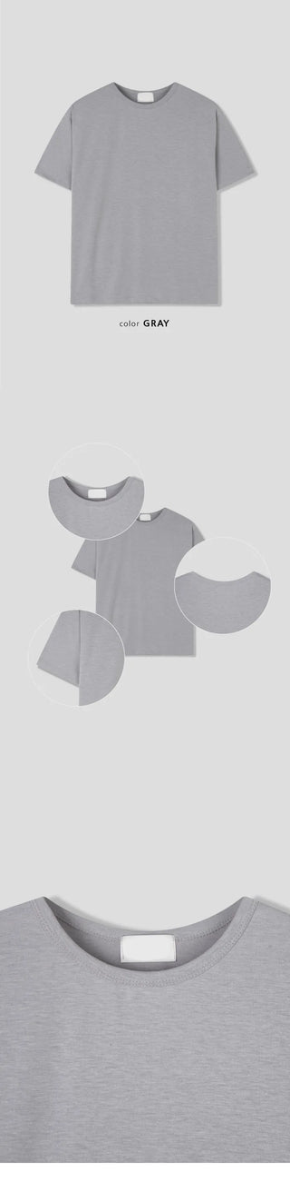 [8 colors] Plain T-shirt