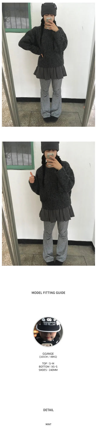 (4 colors) Wool knit