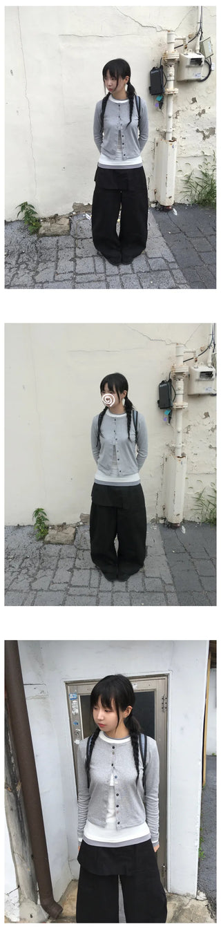 Button cardigan