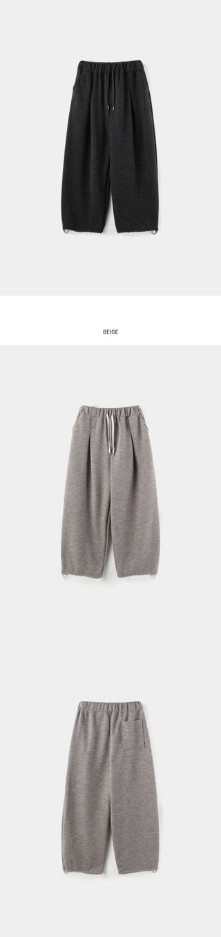 (3 colors) Knit Pants
