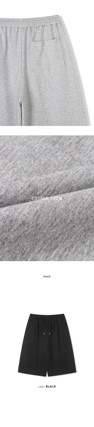 [3 colors] Half Bermuda Shorts