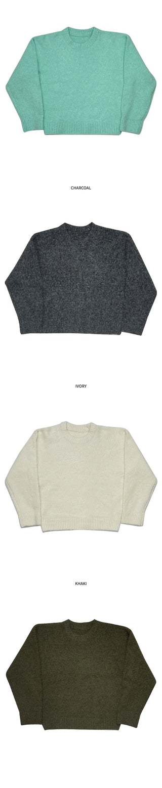 (4 colors) Wool knit