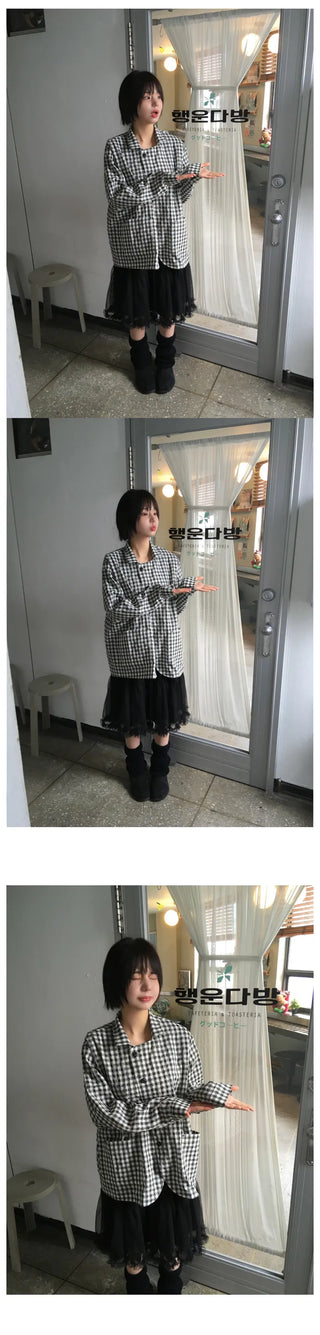 (3 colors) Tiered skirt