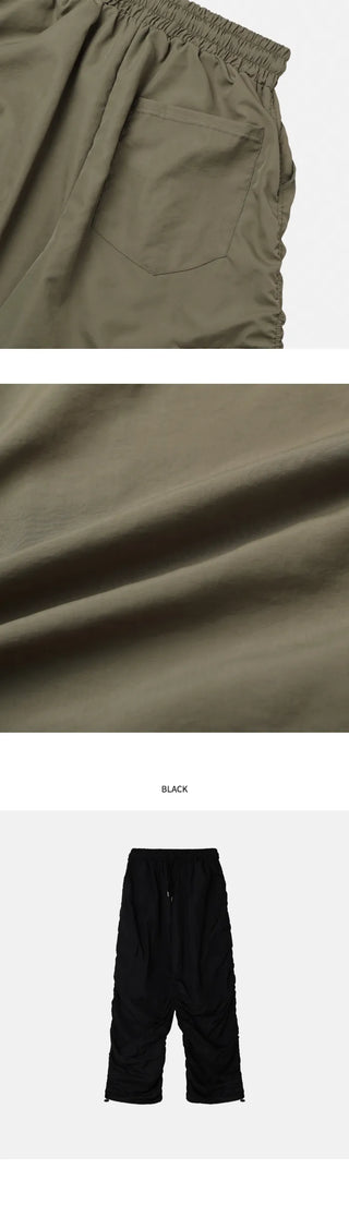 (3 colors) Shirred Cargo Pants
