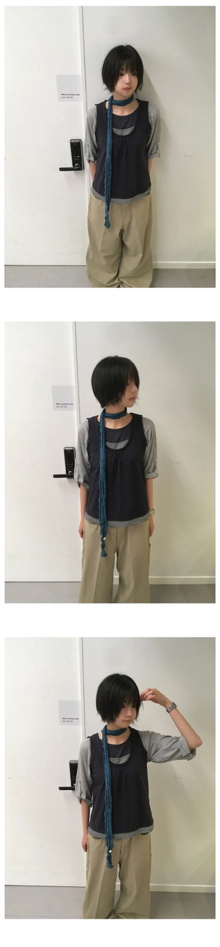 [[11]color] Wrinkle Scarf