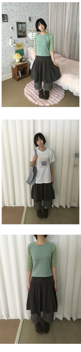 [3 colors] Scope Skirt