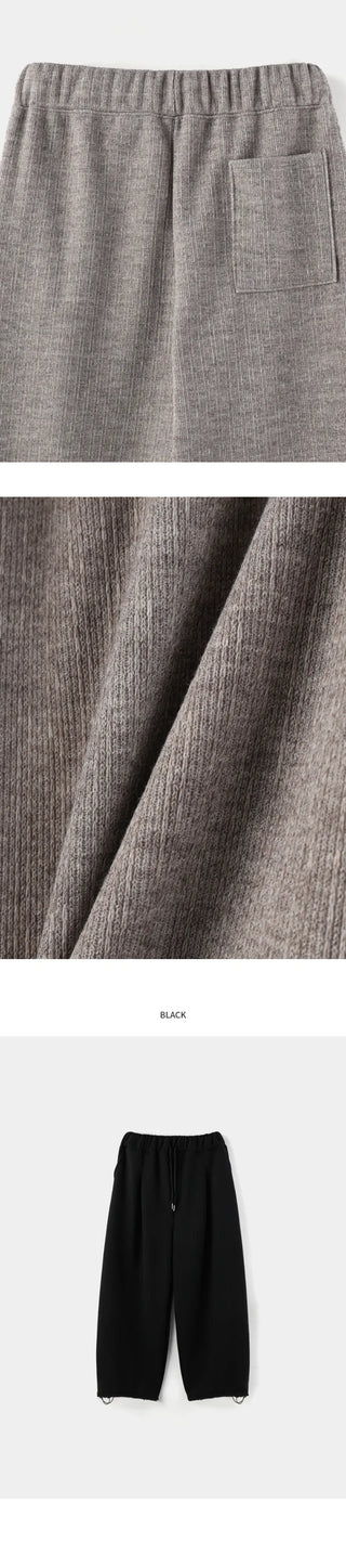 (3 colors) Knit Pants