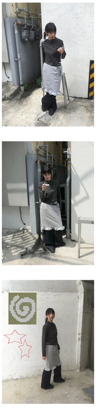 Wide bootcut chino pants