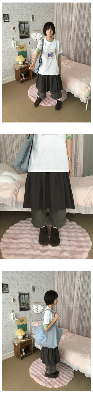 [2 colors] Bermuda shorts