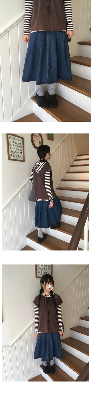 Striped Hooded Parka