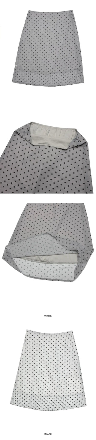 [3 colors] Polka Dot Skirt