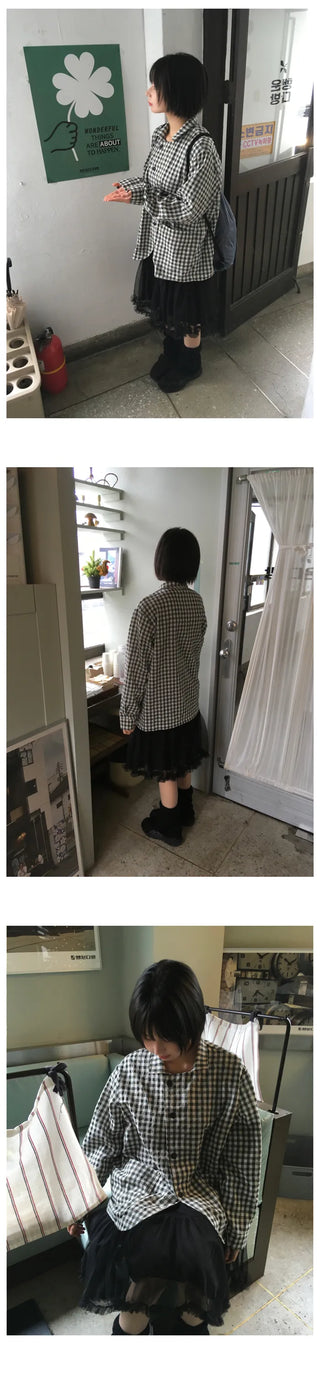 (3 colors) Tiered skirt