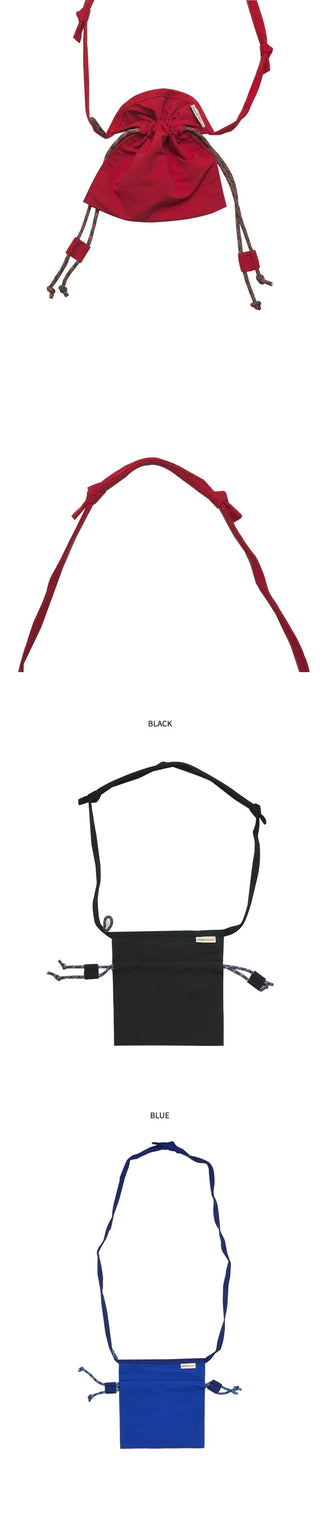 (3 colors) Colored drawstring bag