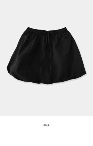 [Lined] Balloon Mini Skirt