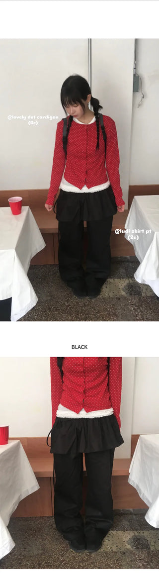 Wrap skirt pants