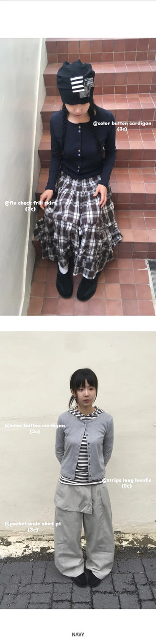 Button cardigan