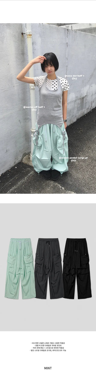 [3 colors] Cosmic Pocket Cargo Pants