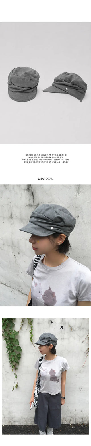 Pleated cap