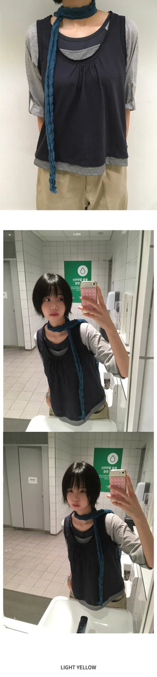 [[11]color] Wrinkle Scarf