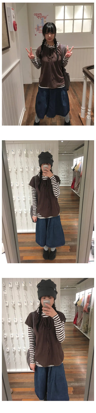 Striped Hooded Parka