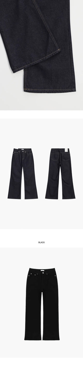 Wide bootcut chino pants