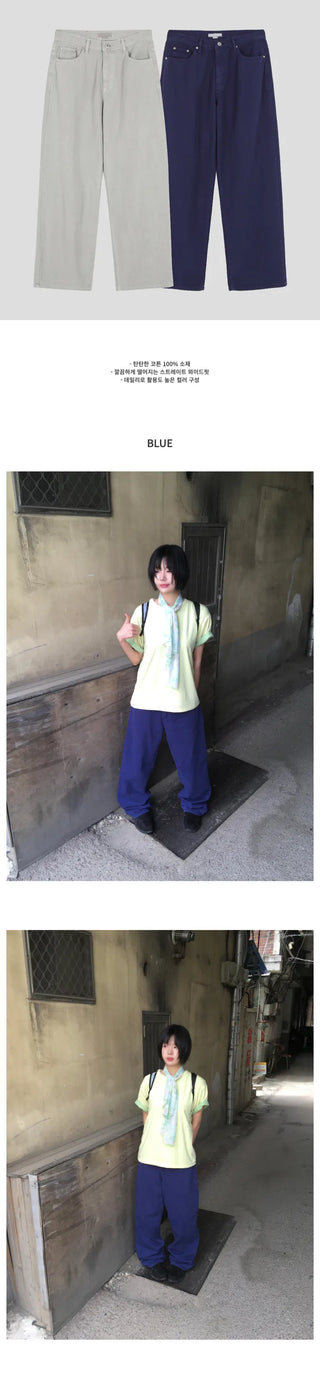 [2 colors] Pants