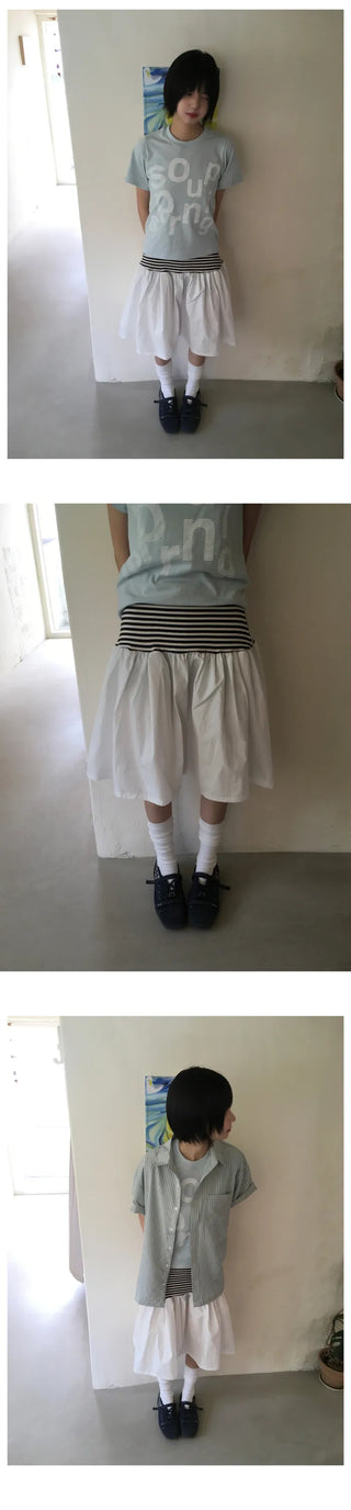 [3 colors] Short-sleeved T-shirt