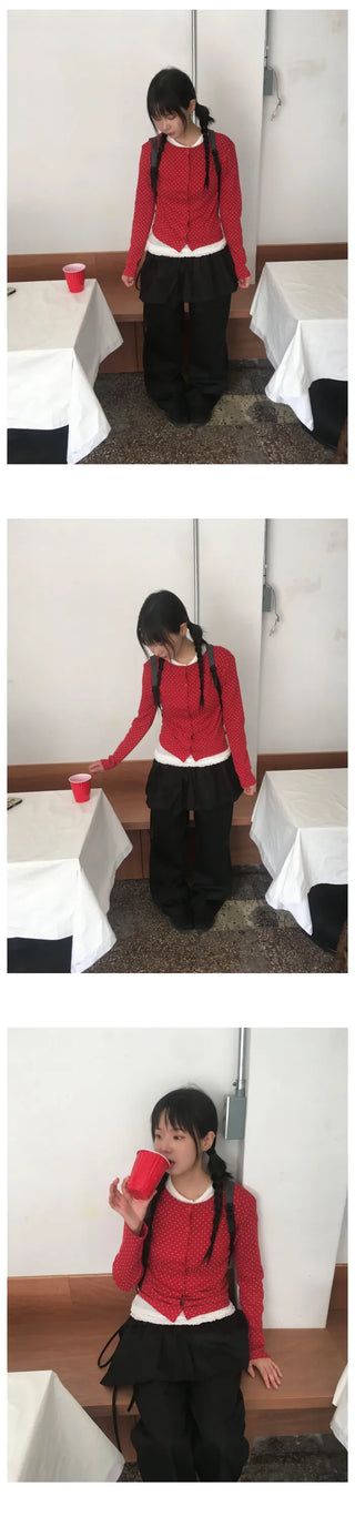 Wrap skirt pants