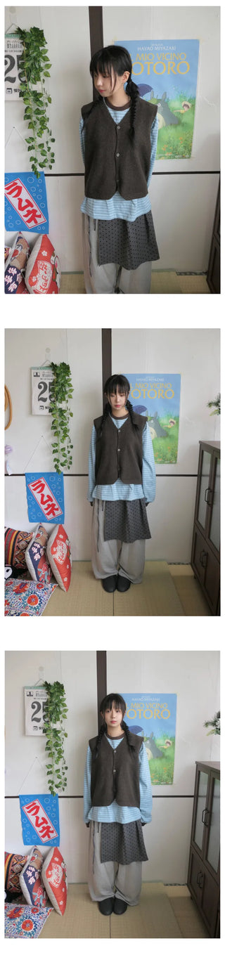 Knit vest