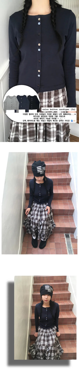 Button cardigan