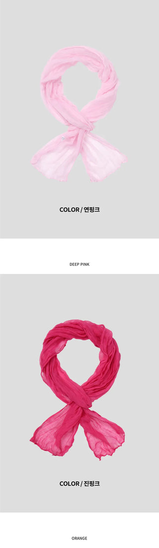 [[11]color] Wrinkle Scarf