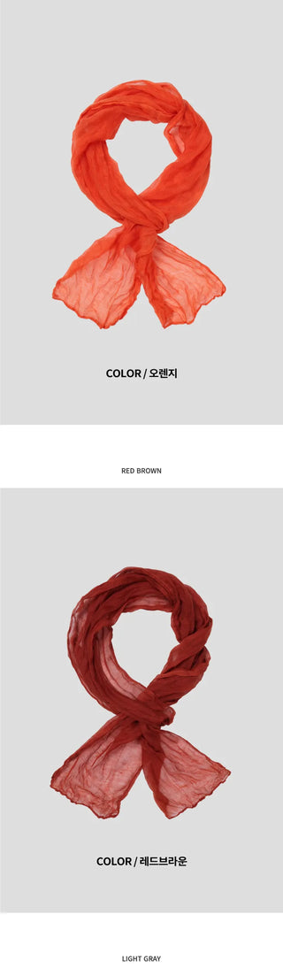 [[11]color] Wrinkle Scarf