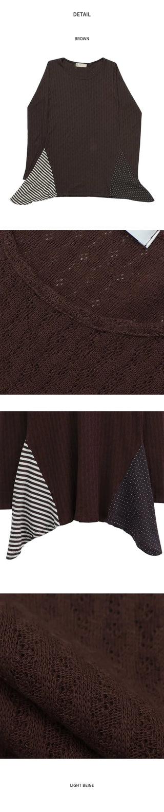 (3 colors) Long-length basic T-shirt